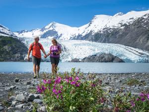 Alaska Sightseeing Portage Lake Photo